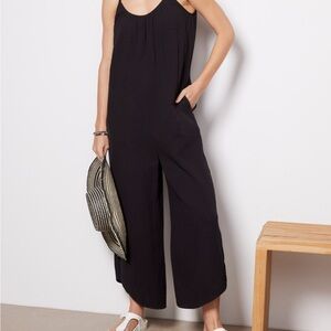 BLUE z supply gauze jumpsuit